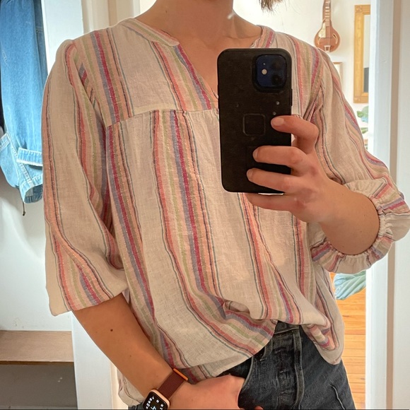 Velvet by G&S Spring Boho Cotton Top - Picture 2 of 6